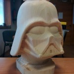 Darth Vader, busto en madera a escala 1/2